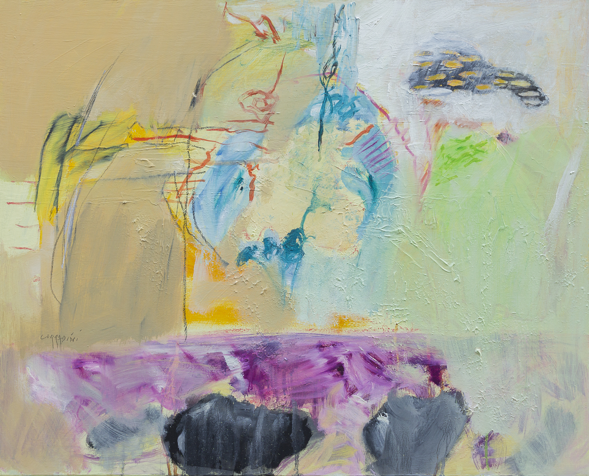 ...e da l'estiva arsura - 2015 - olio su tela - 65x81 cm