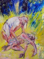 franco corradini caritas quadro buon samaritano franco corradini caritas quadro buon samaritano